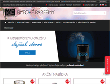 Tablet Screenshot of bytove-parfemy.cz